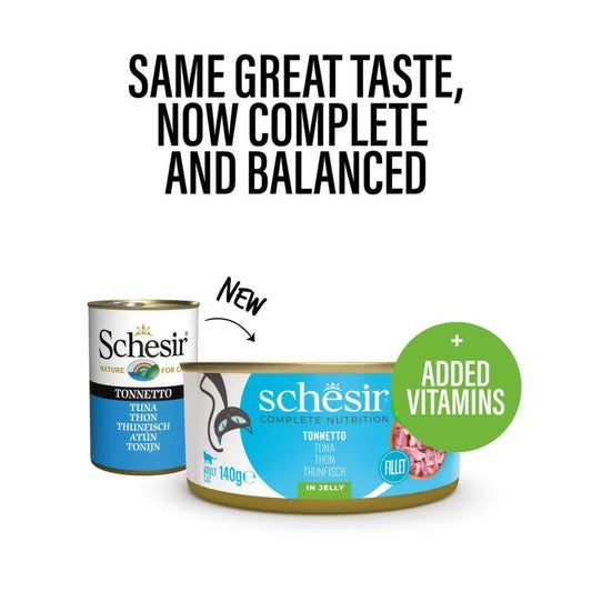 Schesir Cat Wet Food With Tuna - 140g