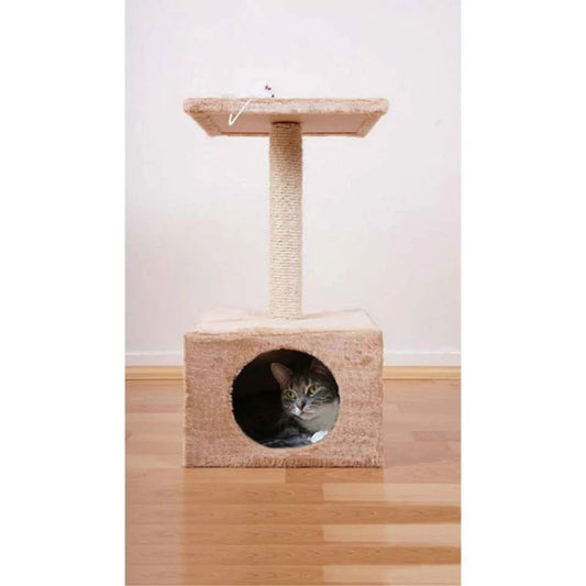 Catry Cat Tower With Scratcher - 30x30x55cm