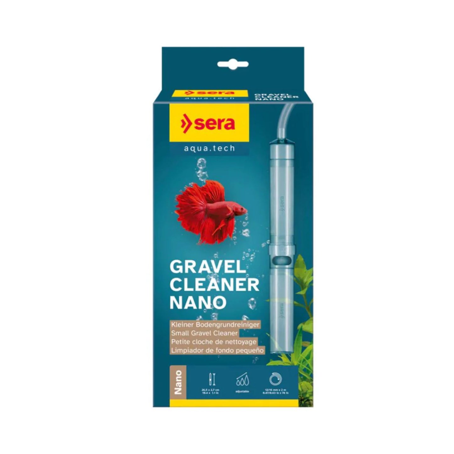 Sera Nano Gravel Cleaner – Compact Aquarium Substrate Vacuum