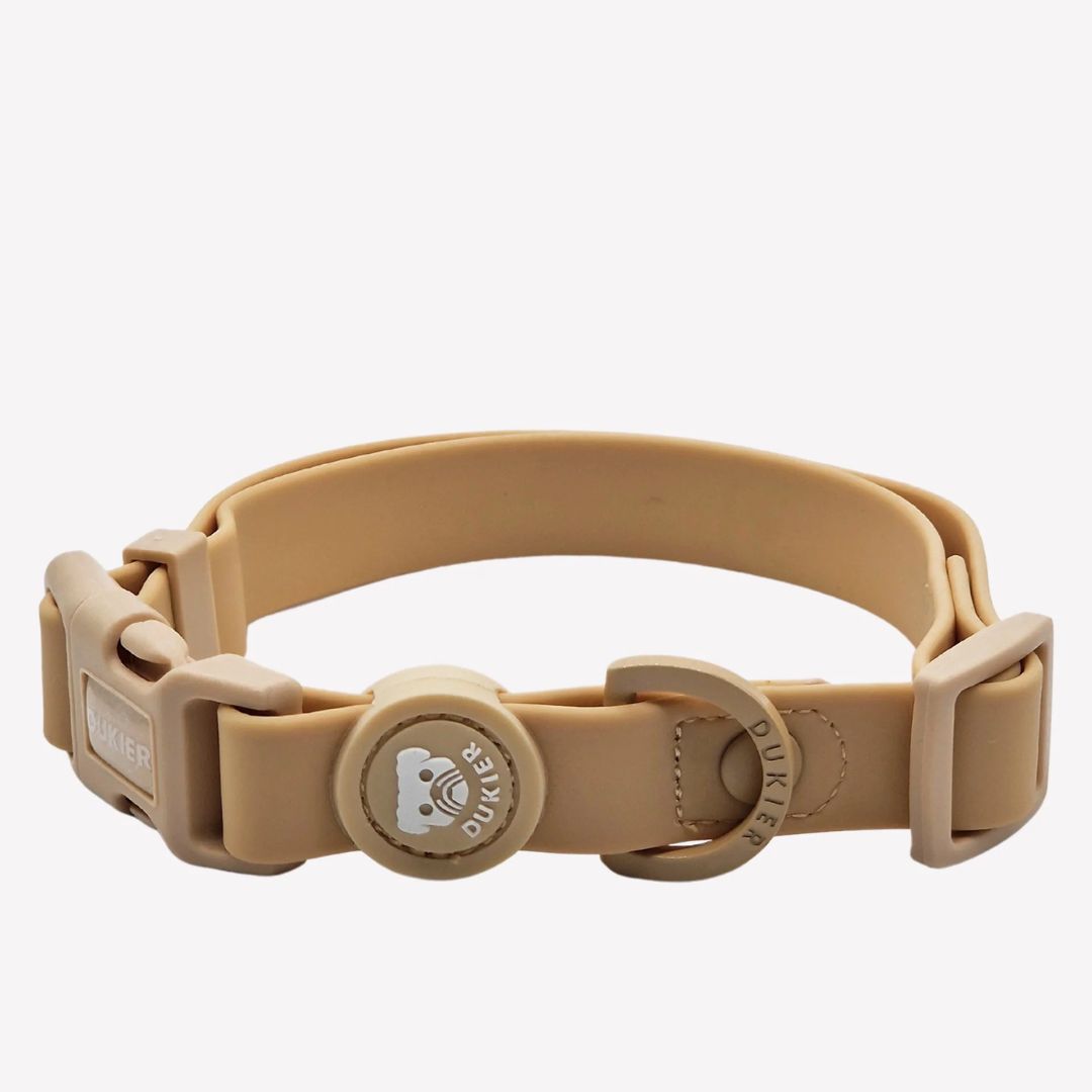 Duvo+ Forest Collar Beige Dog Collar - 65CmXØ15Mm