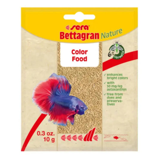 Sera Bettagran Nature Fish Food For Bettas - 10G