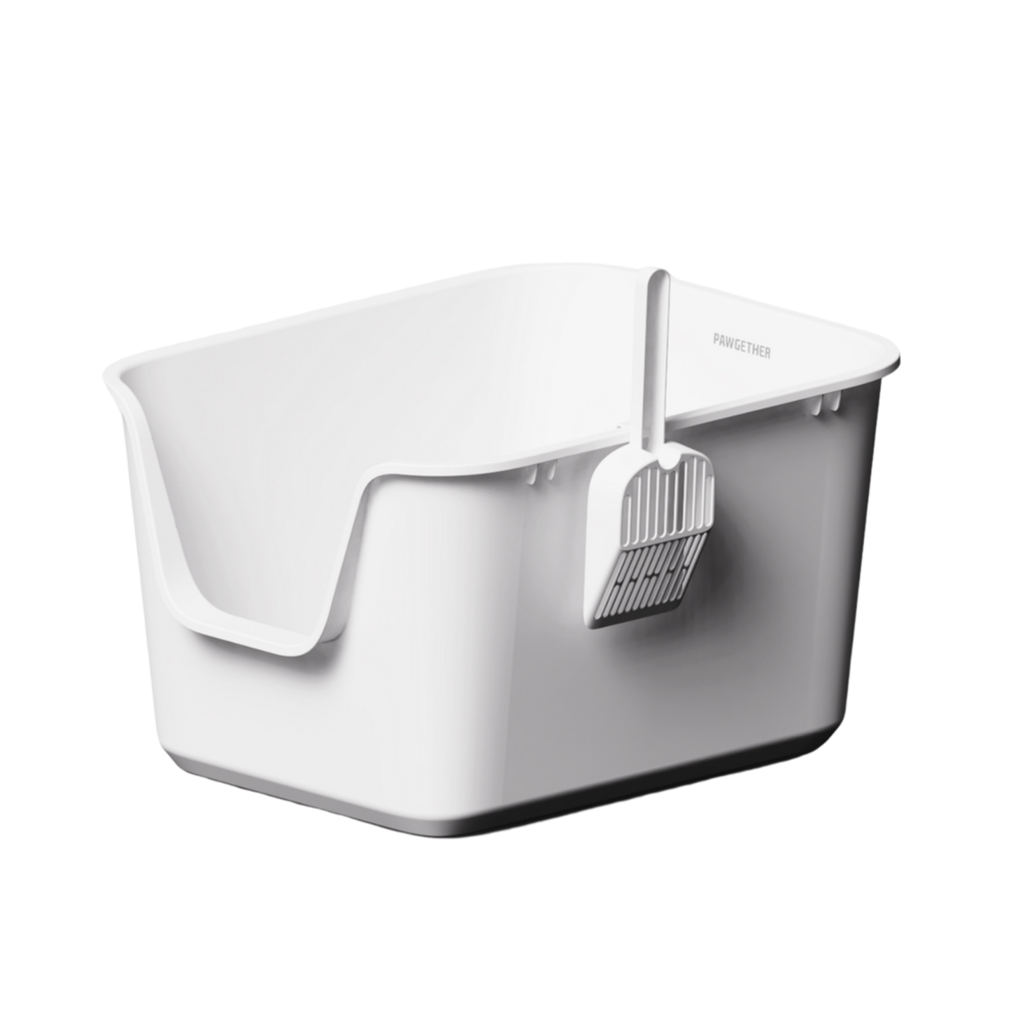Pawgether Open Cat Litter Box With Scoop - 570x440x325mm