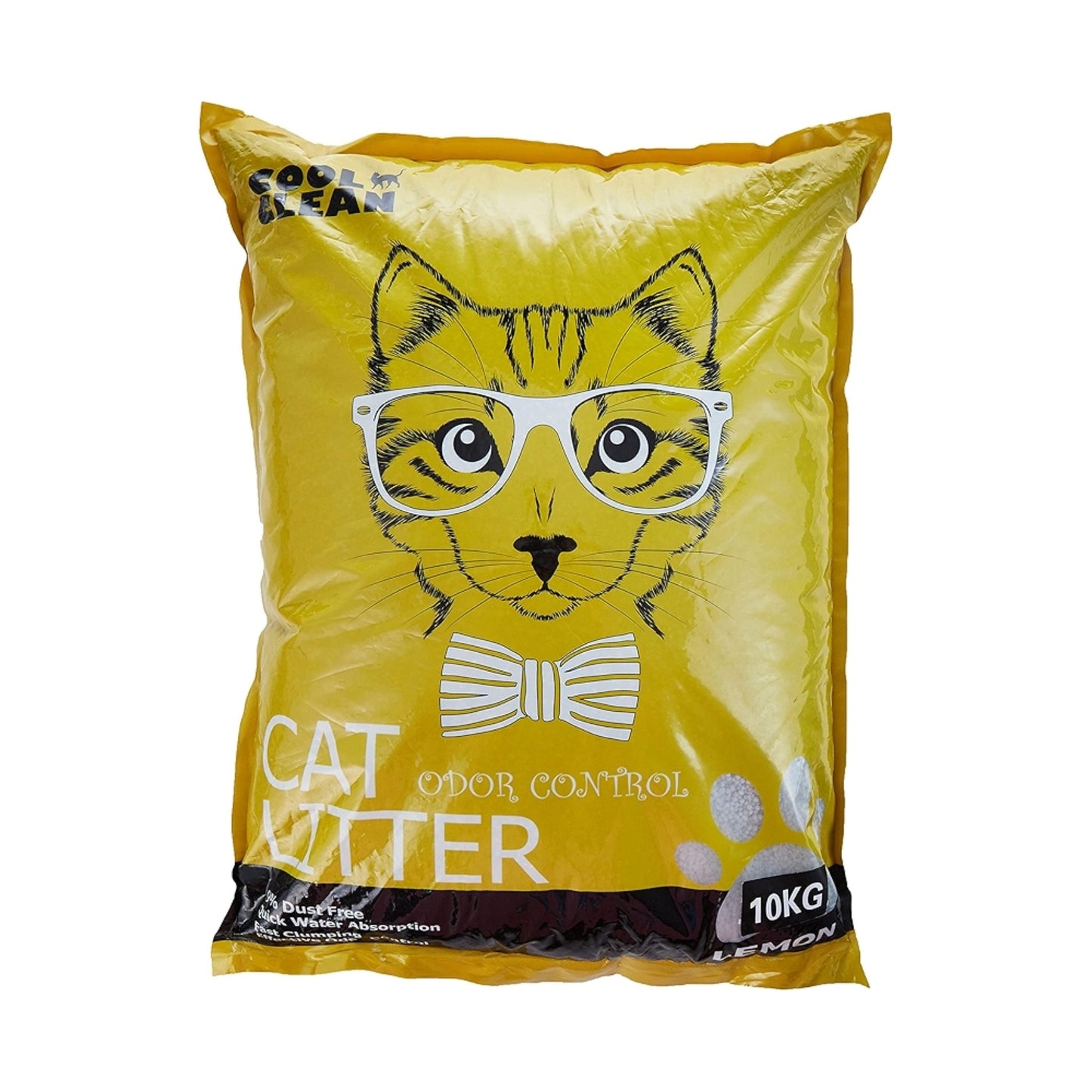 Cool Clean Clumping Cat Litter Lemon Scent - 10kg