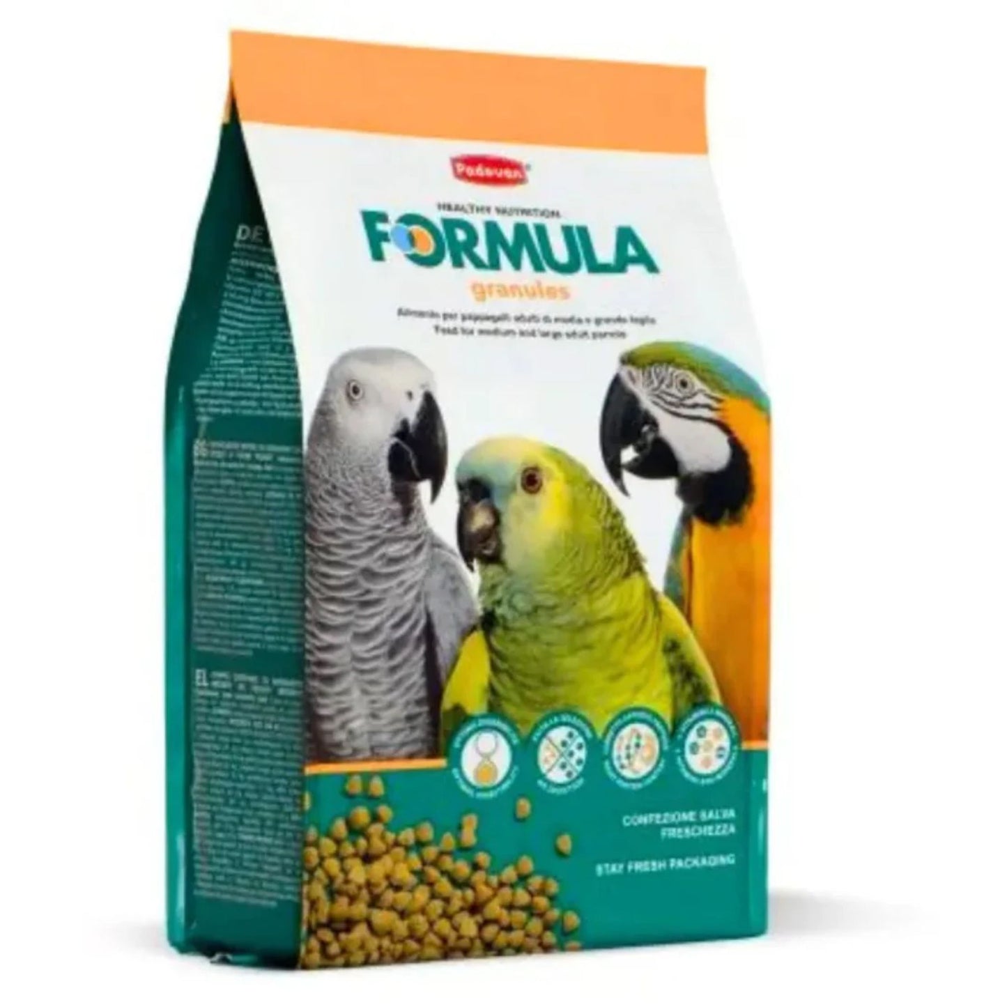 Padovan Pappagalli Granules Parrot Daily Formula – 1.4kg