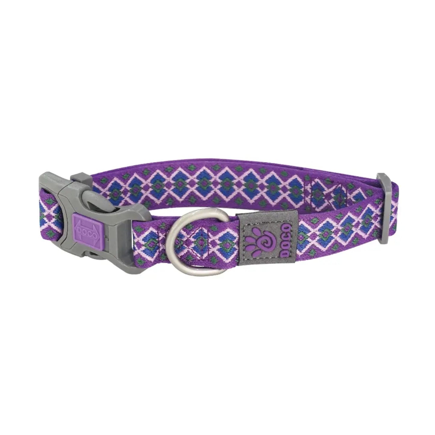 Doco Jacquard Weave Dog Collar D6 -2.5x34-51cm