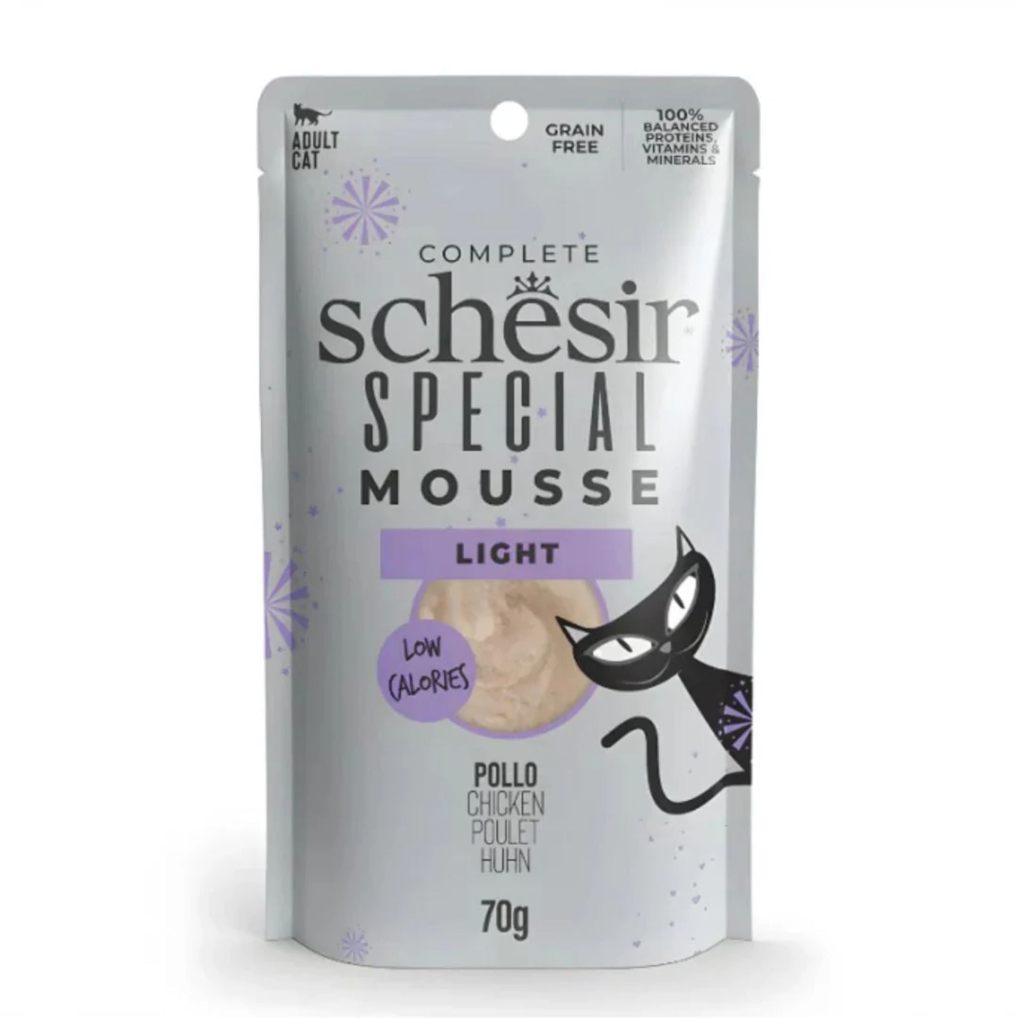 Schesir Cat Mousse Light Formula Chicken - 70G