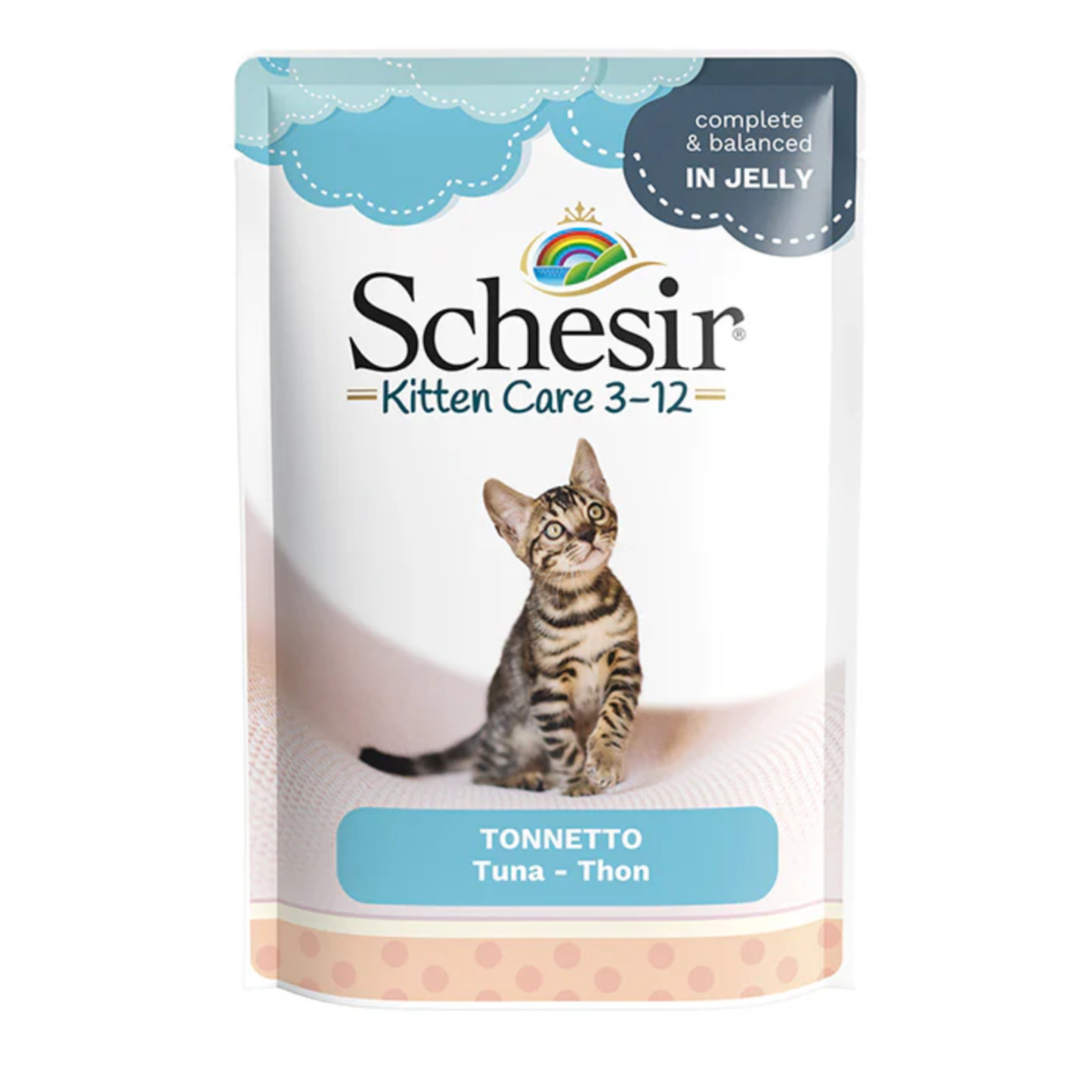 Schesir Kitten Jelly Pouch Tuna Wet Food - 85G