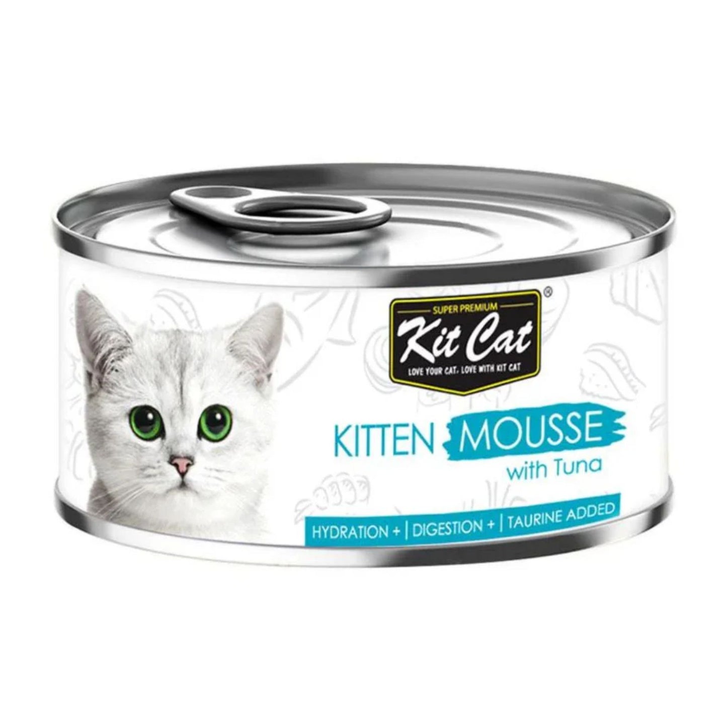 Kit Cat Kitten Mousse Grain Free Tuna Wet Food - 80g