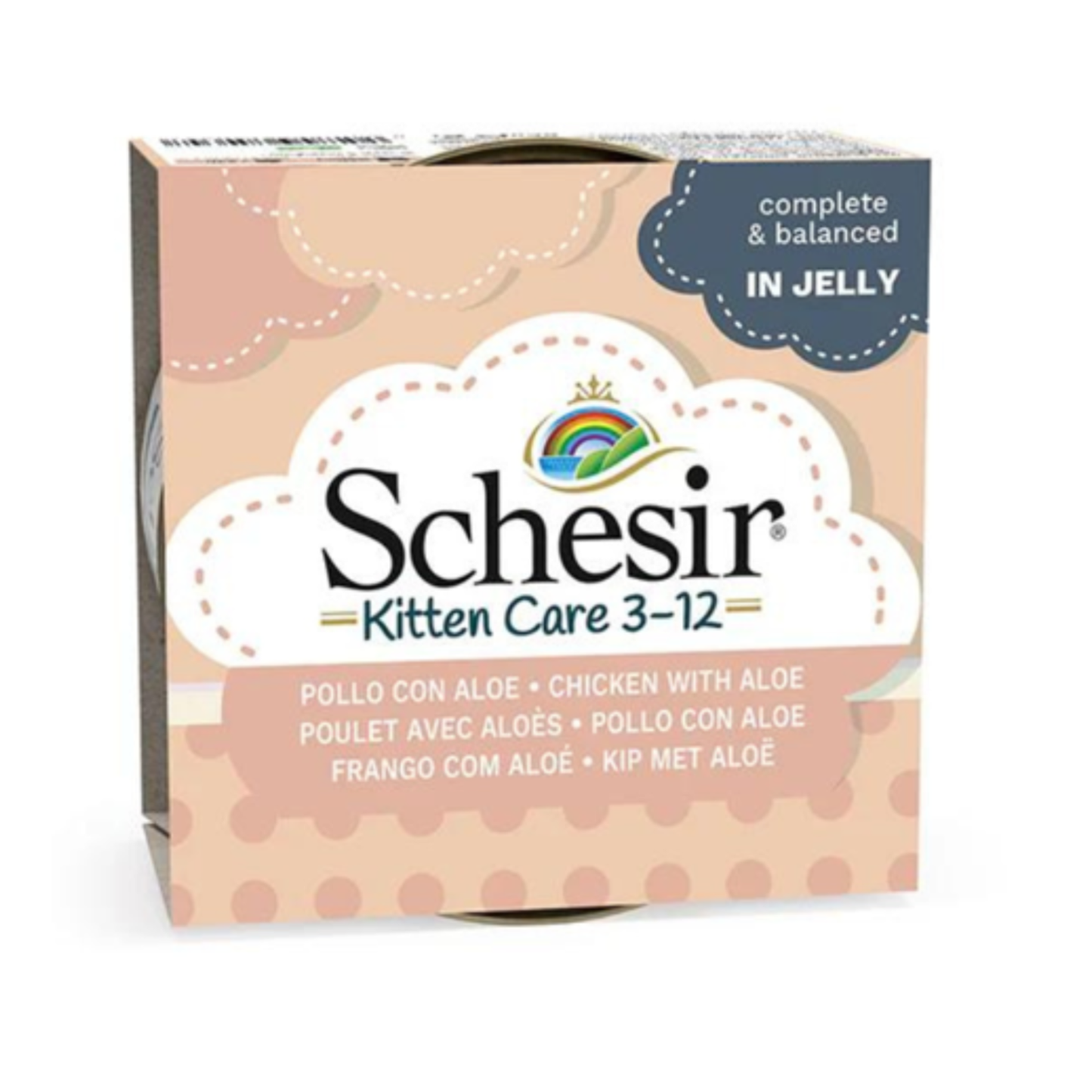 Schesir Kitten Care Chicken With Aloe Wet Food - 85g