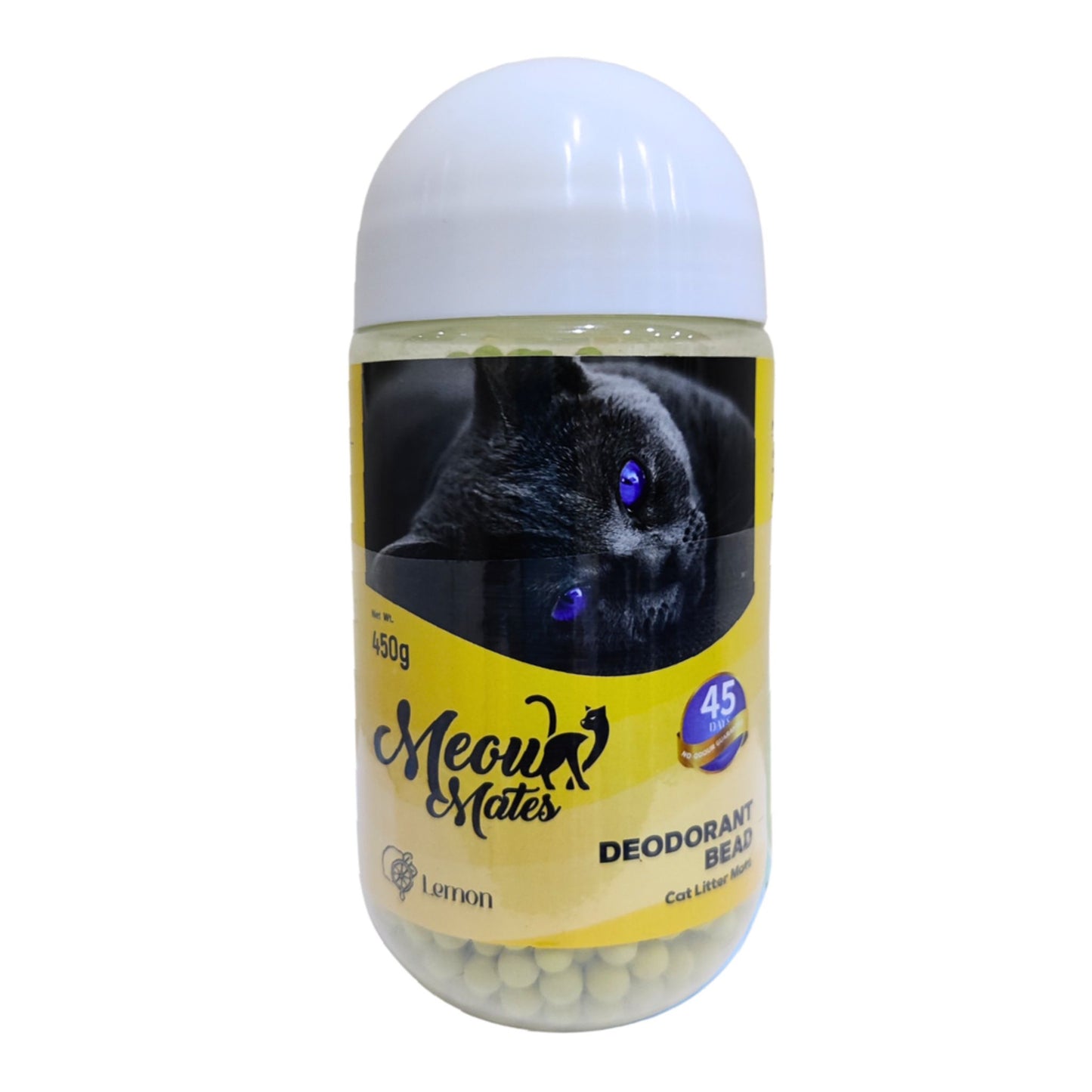Meow Mates Deodorant For Cat Bead Lemon - 450g