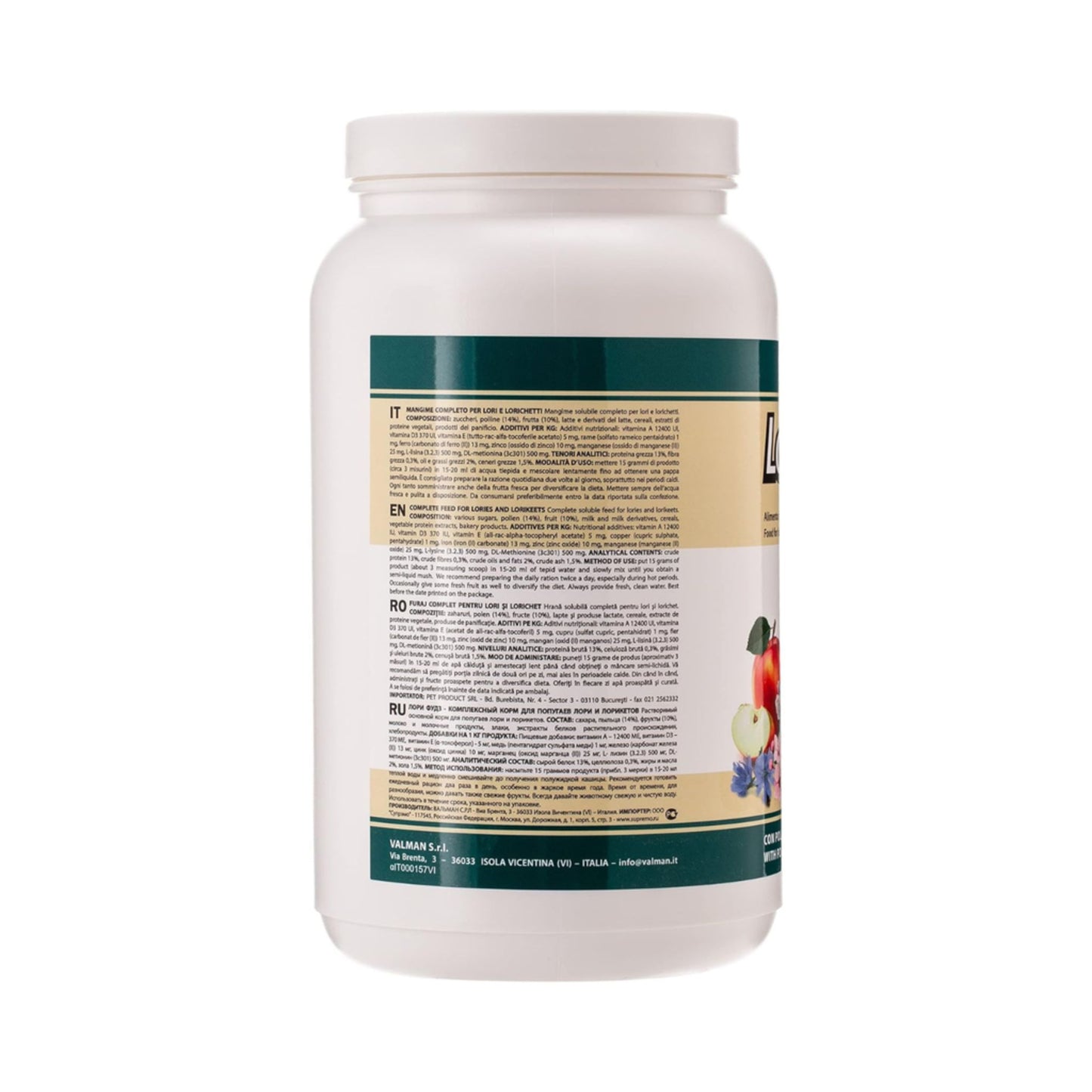 Padovan Lory Food Specialized Nectar Mix For Lories – 900g