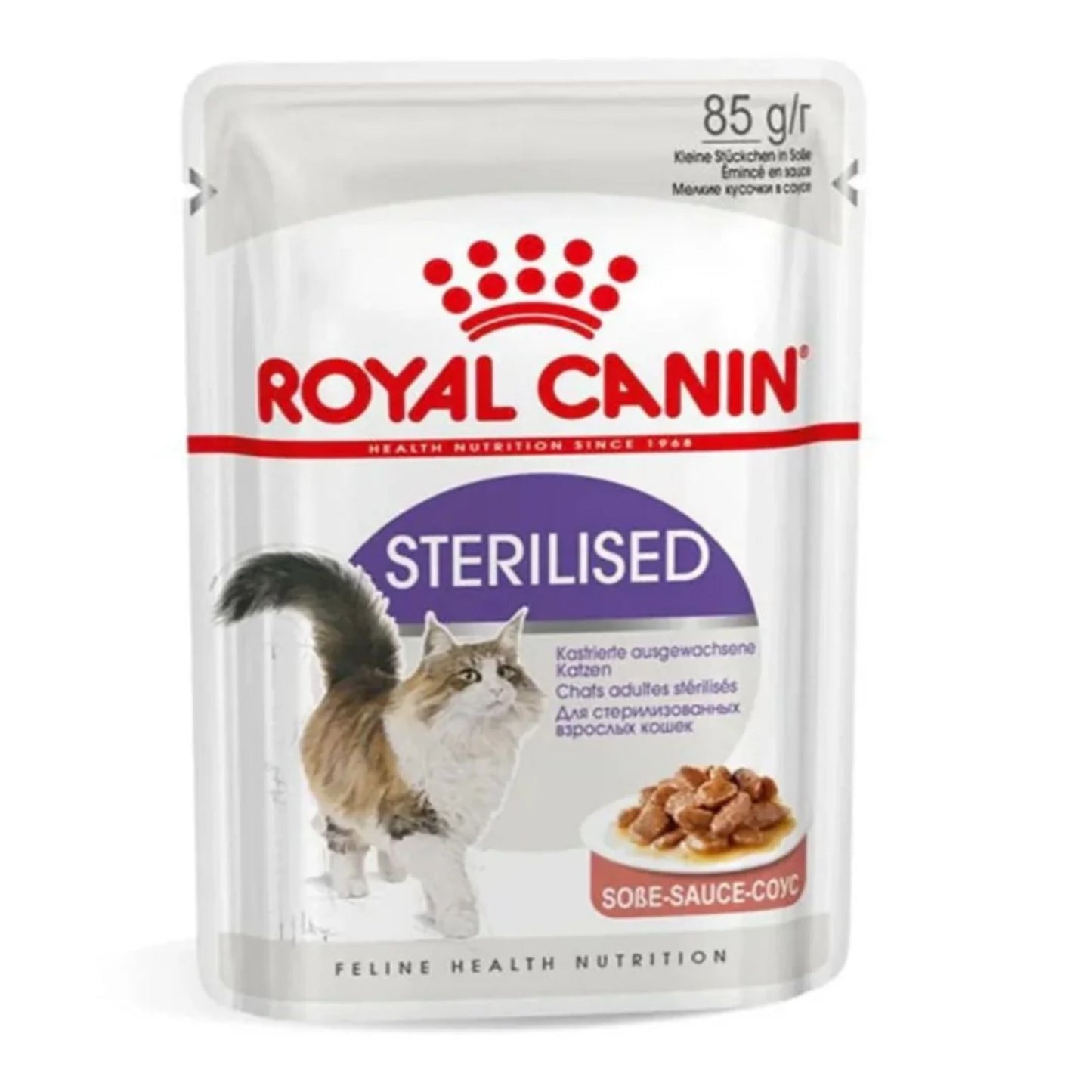 Royal Canin Feline Health Nutrition Sterilised Gravy Cat Wet Food