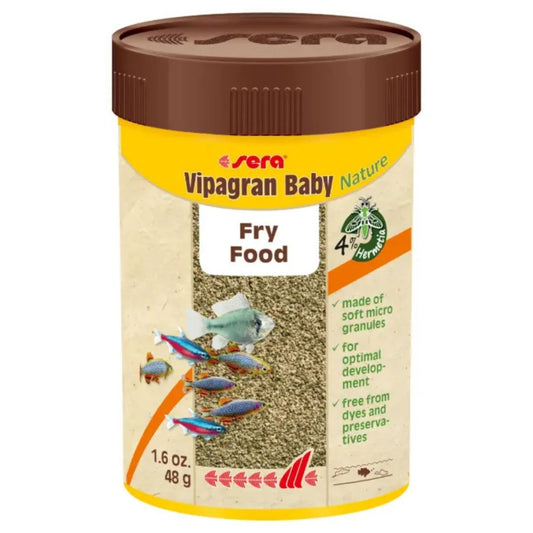 Sera Vipagran Baby Micro Granules For Fry & Juvenile Fish – 100ml