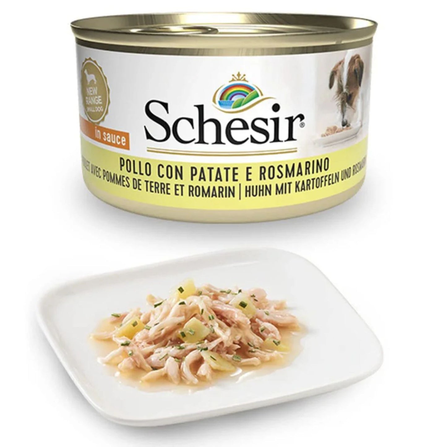 Schesir Dog Wet Food Chicken With Potatoes & Rosemary - 85G