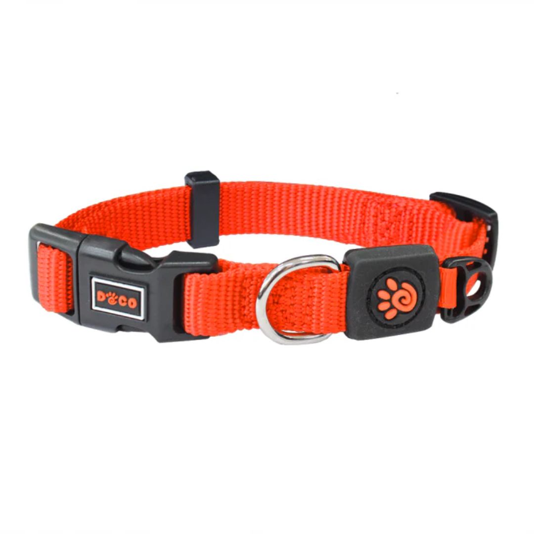 Doco Signature Nylon Dog Collar Durable & Adjustable Fit