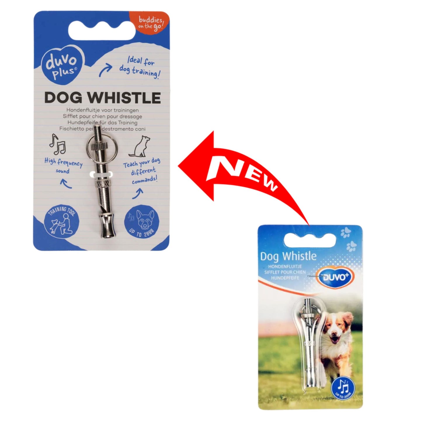 Duvo+ Dog Training Whistle Light Weight Trainer Tool – 5.5cm