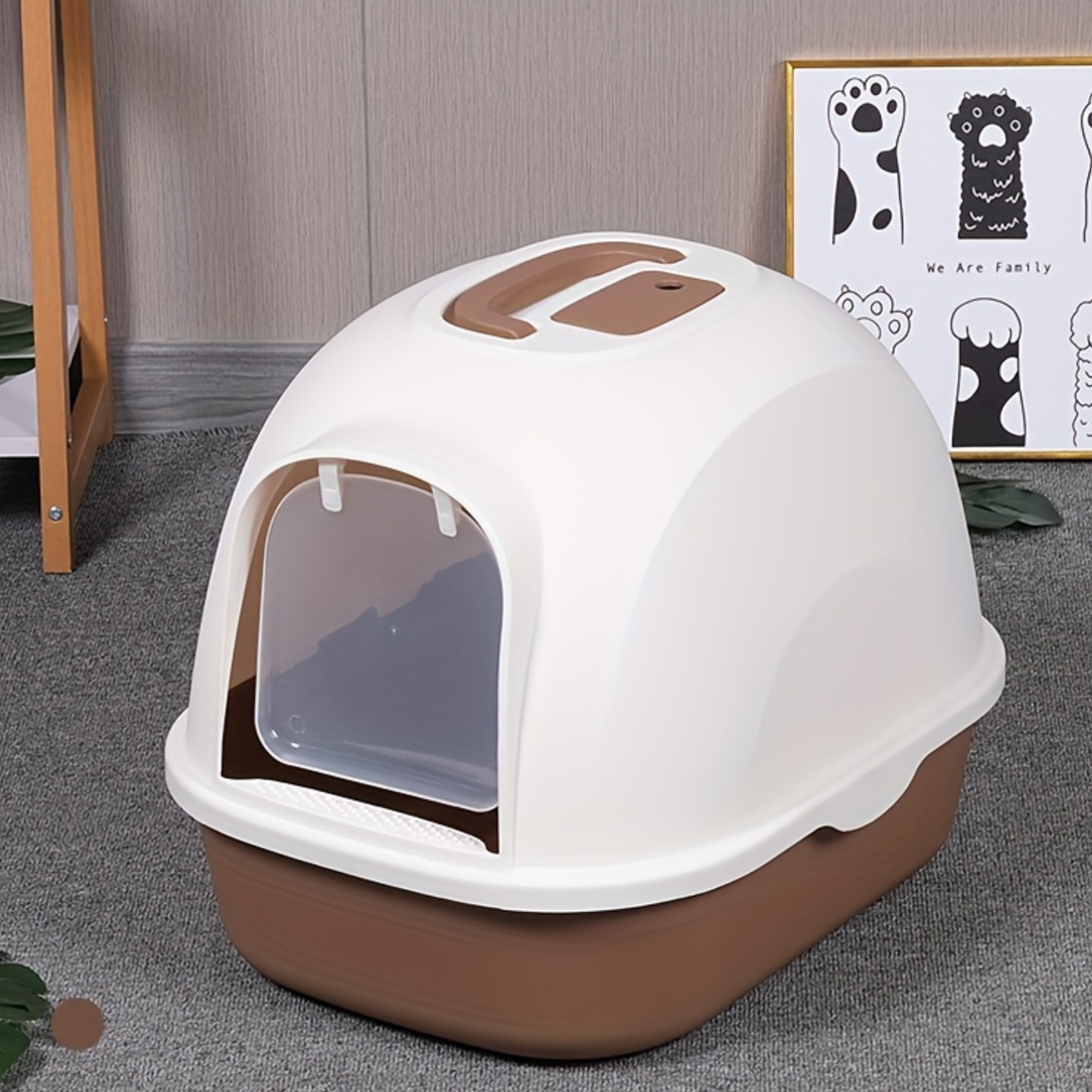 Pado Hoodie Cat Litter Box - 53x41x41cm