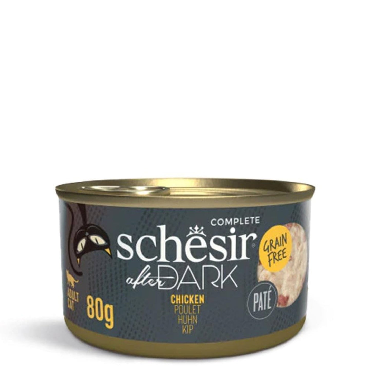 Schesir After Dark Cat Pate Variety Pack Wet Food - 12X80G