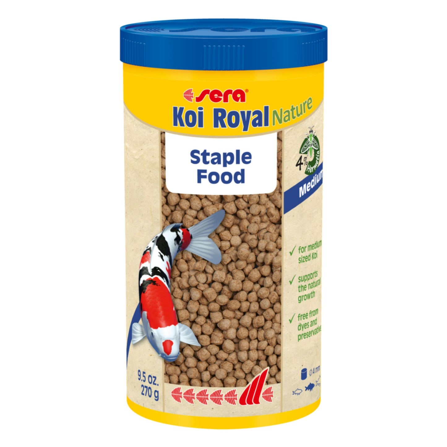 Sera Koi Royal Medium Nature Fish Food - 1000ml
