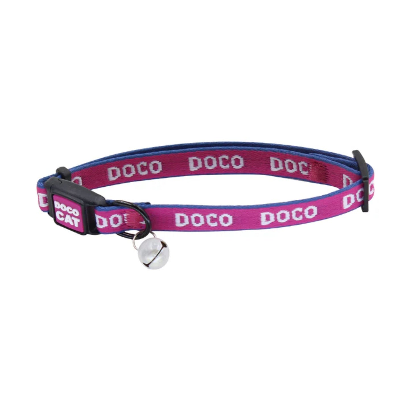 Doco Jacquard Cat Collar Raspberry Pink - Small