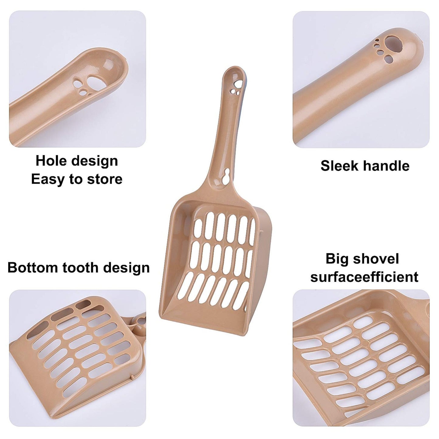 Pet Mode Kit Klean Plastic Cat Litter Scoop – 230x70x60mm