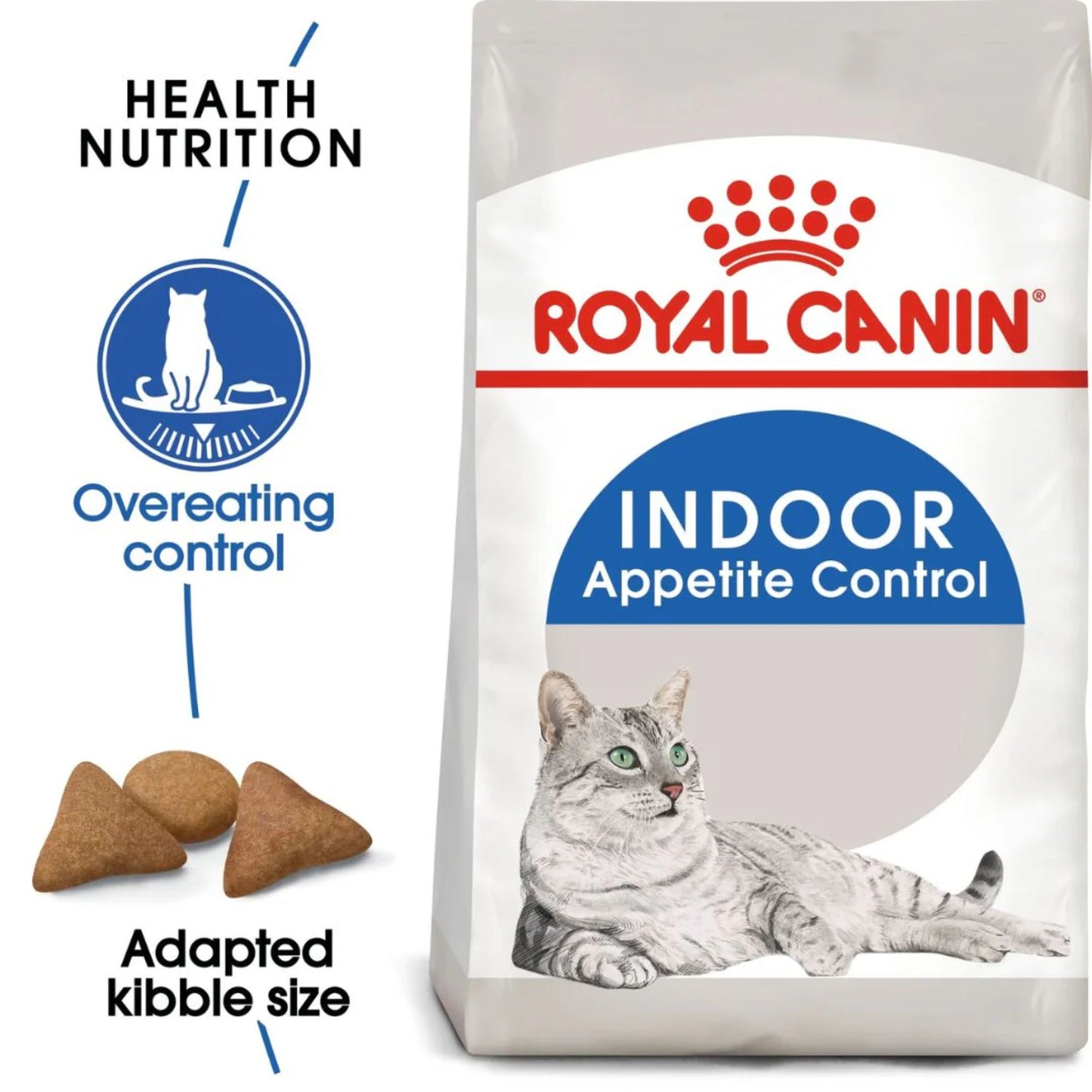 Royal Canin Feline Health Indoor Appetite Control Cat Dry Food - 2kg