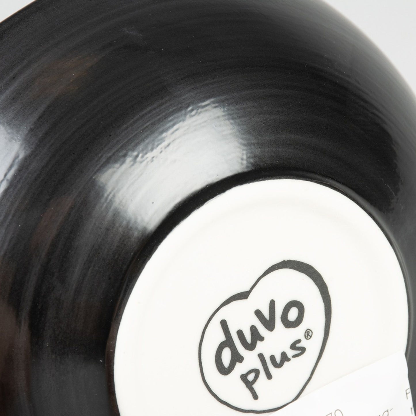 Duvo+ Feeding Bowl Stone Organic Black/White S – 200ml