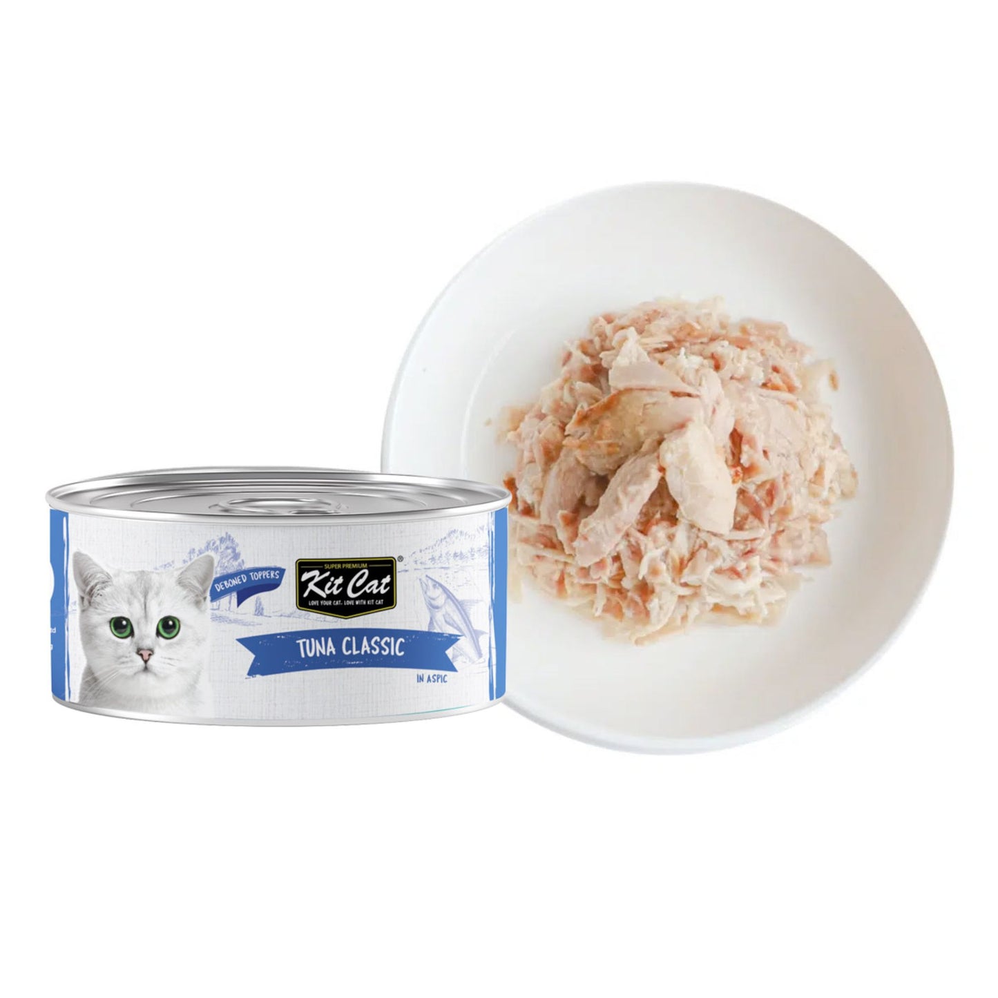 Kit Cat Deboned Tuna Classic Wet Food For Cat - 80g