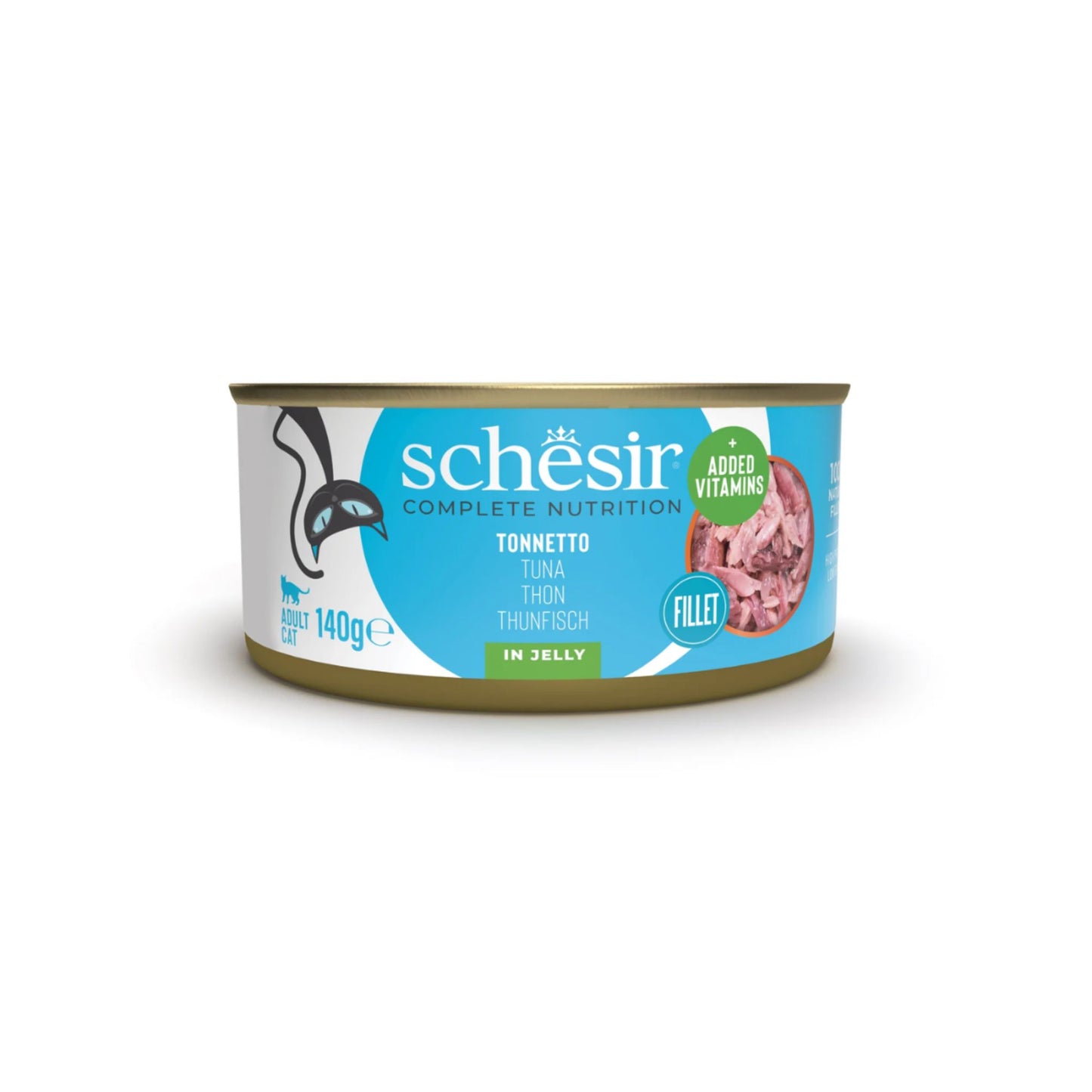 Schesir Cat Wet Food With Tuna - 140g