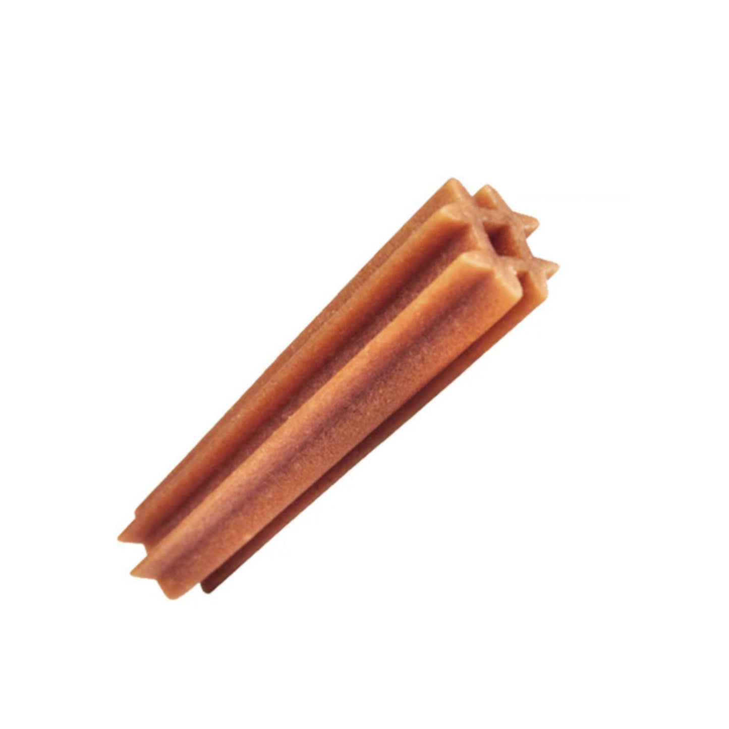 Dog chew treat on a white background