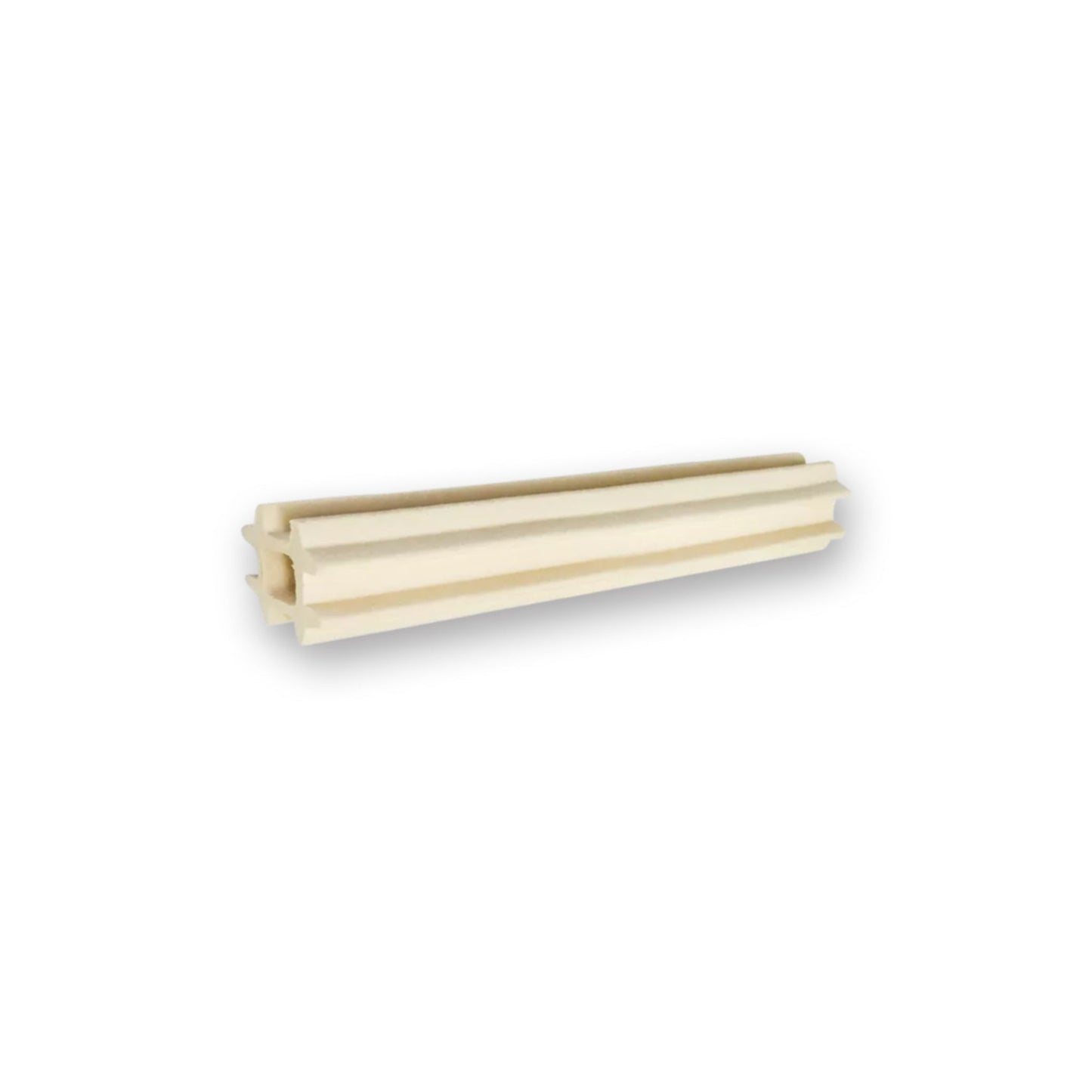 Wooden dowel rod on a white background