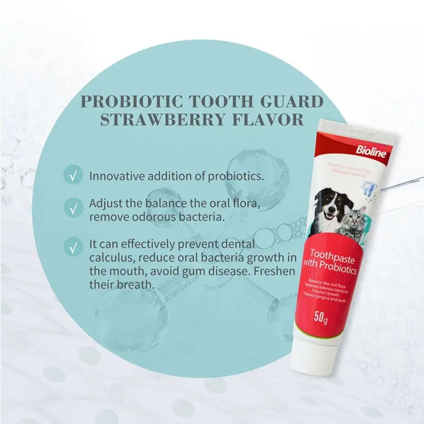 Bioline Probiotics Pet Toothpaste Oral Health Formula - 50g