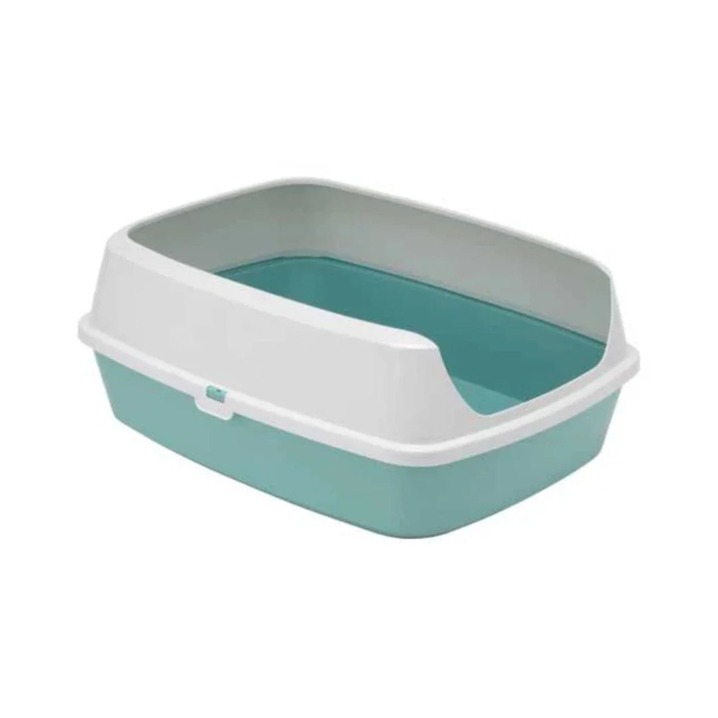 Moderna Maryloo Large Cat Litter Tray With Rim – Recycled Plastic – 50.2 x 38.4 x 16.1 cm