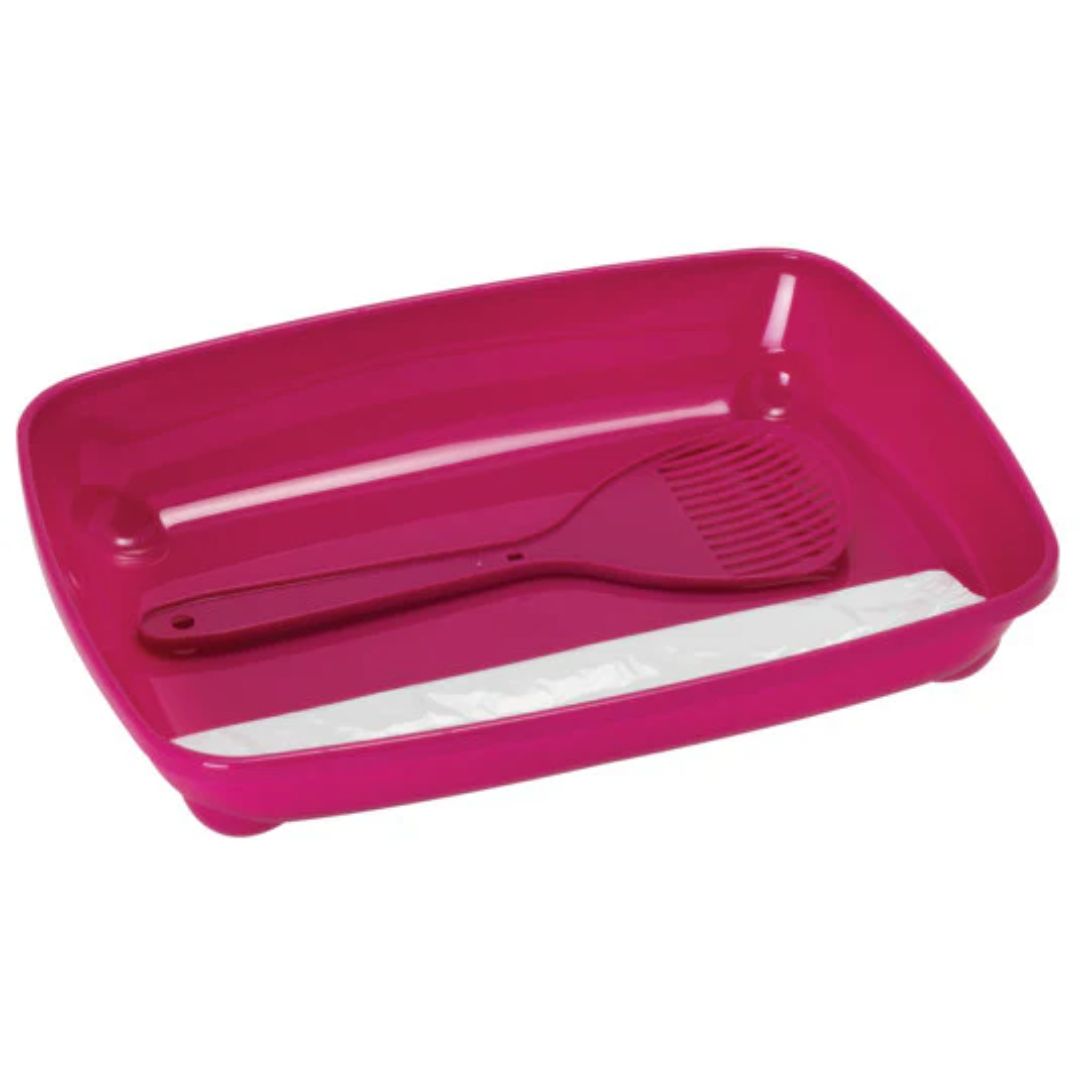 Moderna Cat Litter Tray Set Scoop & Bag - 37cm