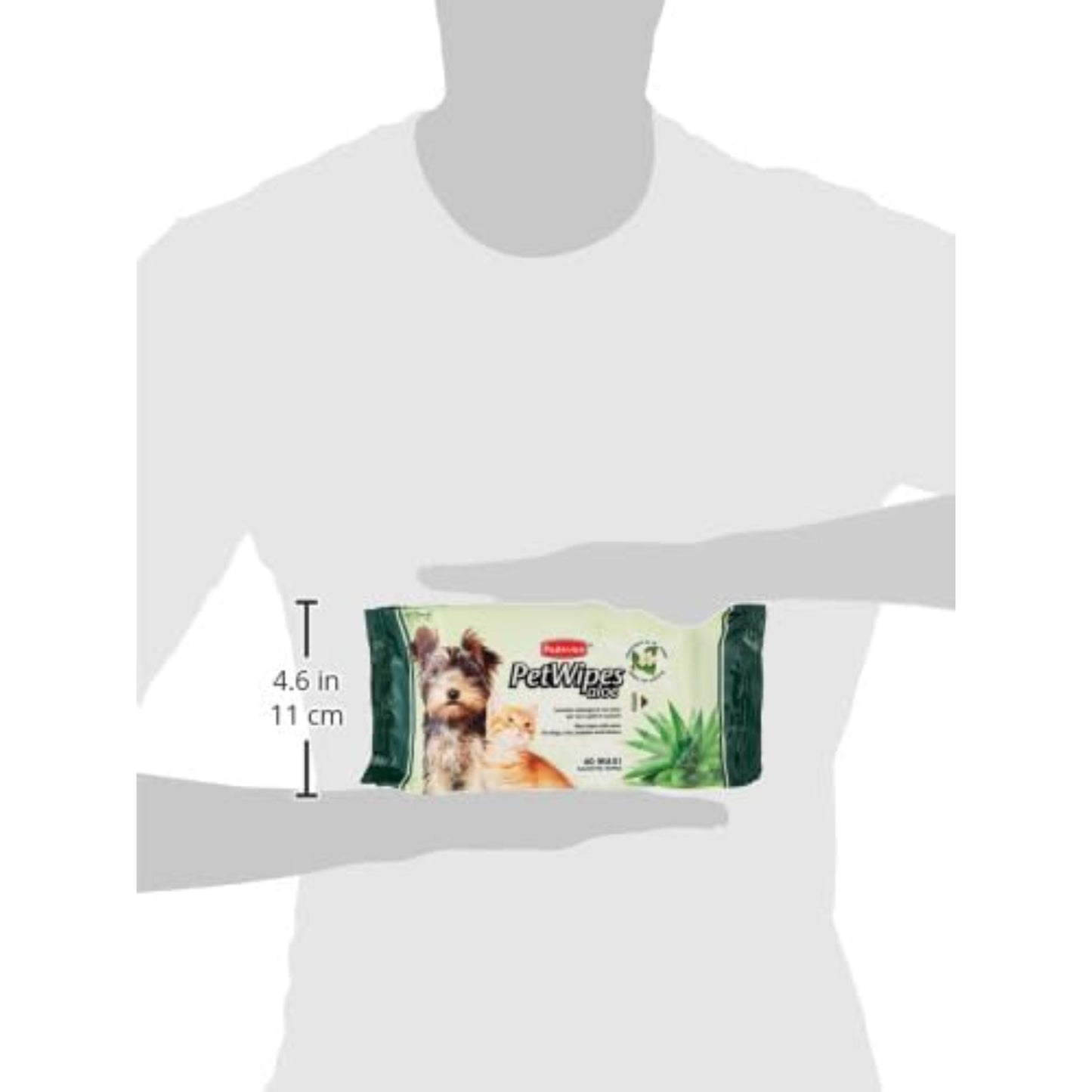 Padovan Aloe Pet Wipes Gentle Cleaning For Dog & Cat