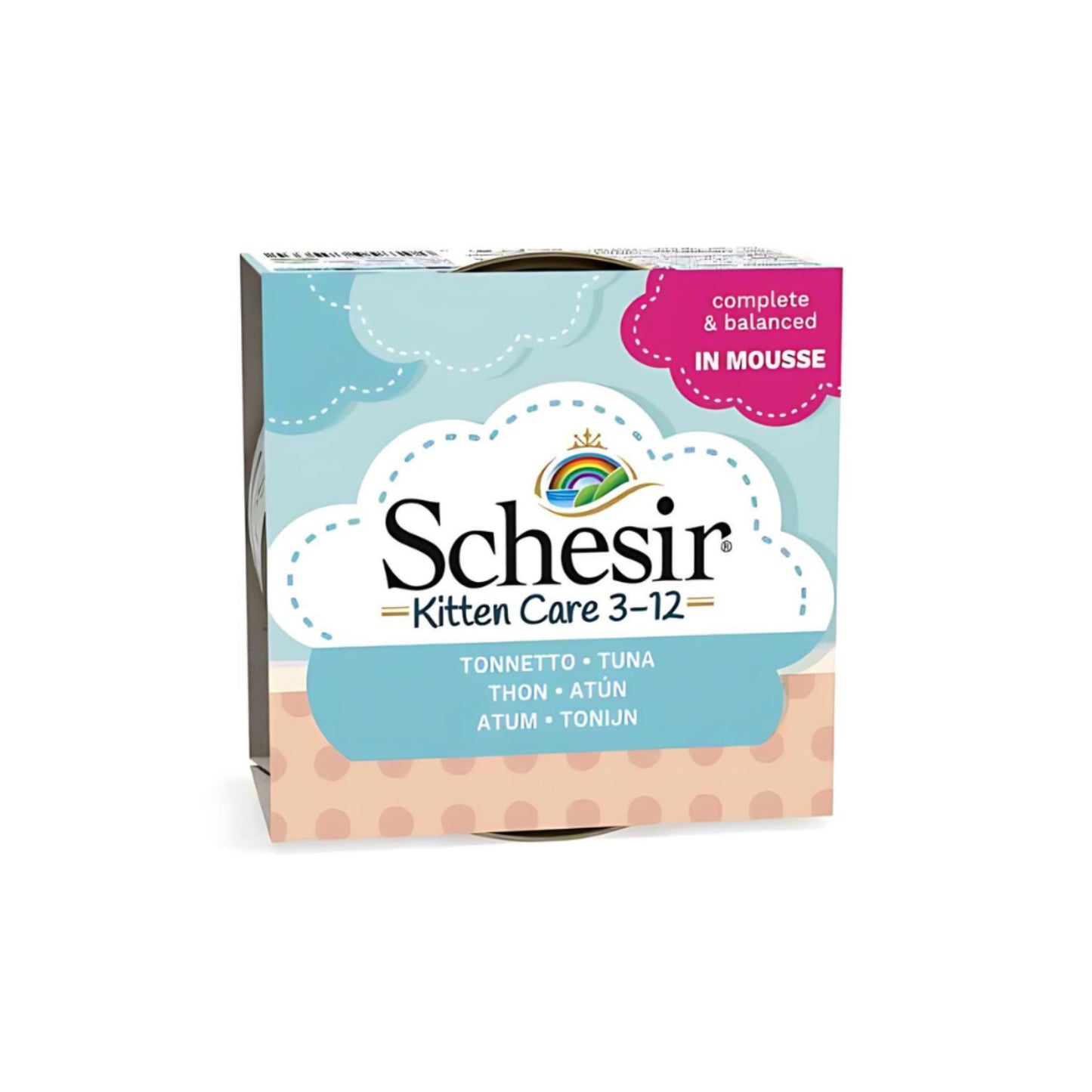 Schesir Kitten Mousse Tuna Wet Food - 85G