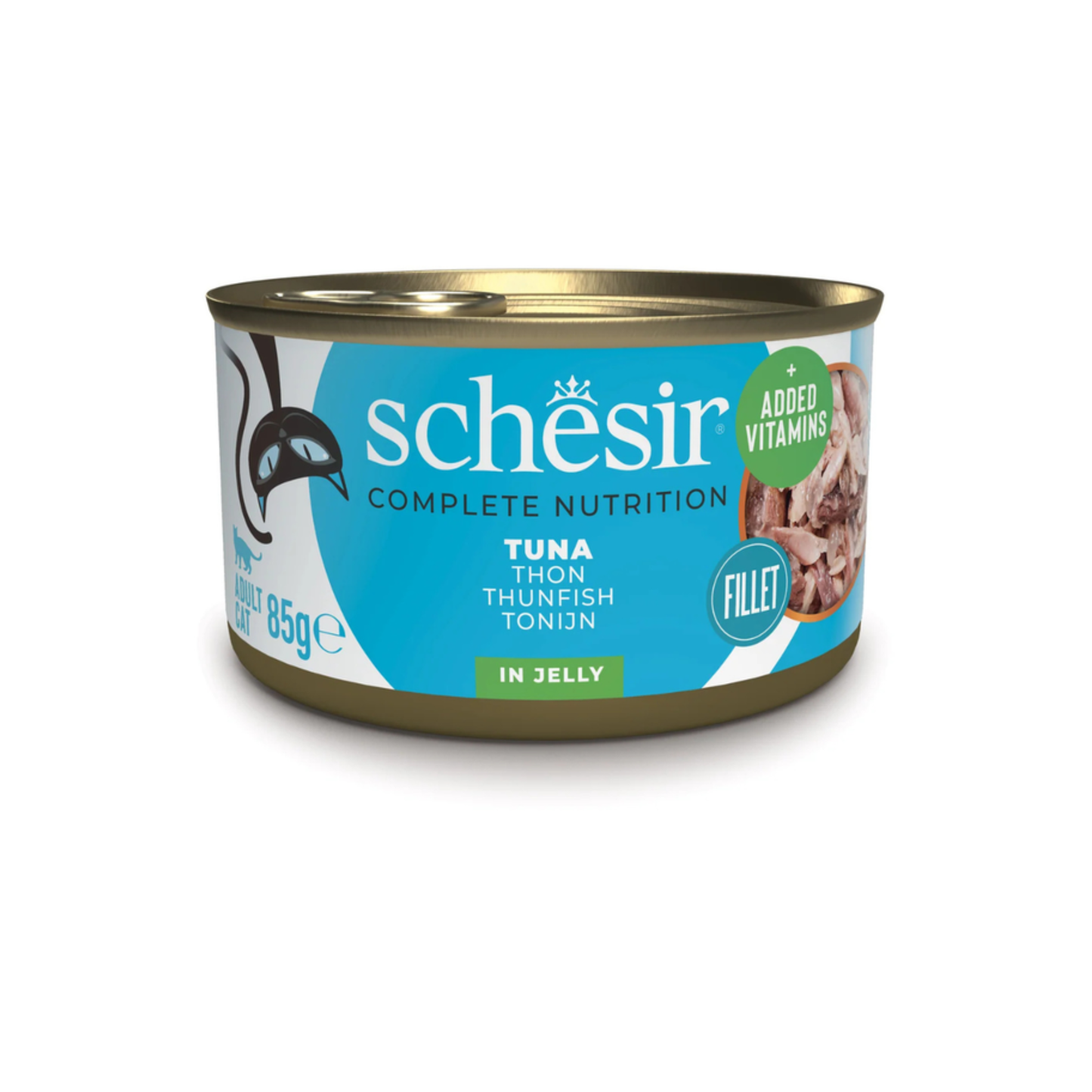 Schesir Wet Cat Food In Jelly Can Tuna - 85g