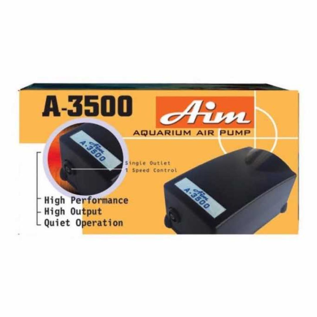 KW Zone AIM Air Pump Single Outlet Aquarium Pump