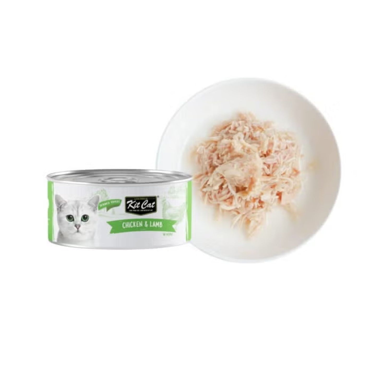 Kit Cat Deboned Chicken & Lamb Wet Food For Cat - 80g