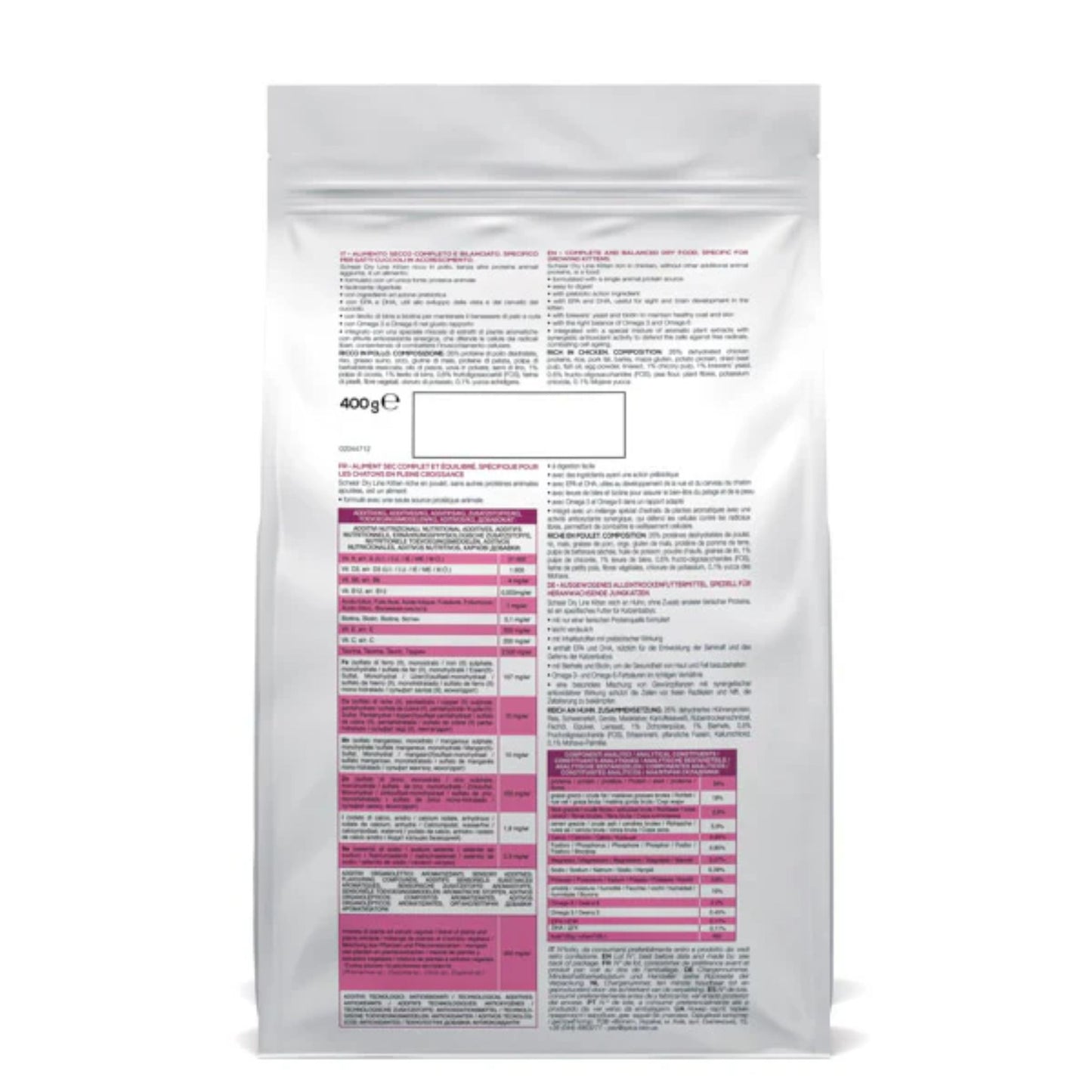 Schesir Kitten Dry Food In Chicken - 400G