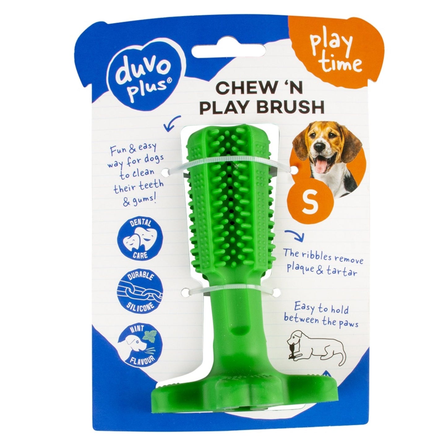 Duvo+ Chew N Play Brush Green