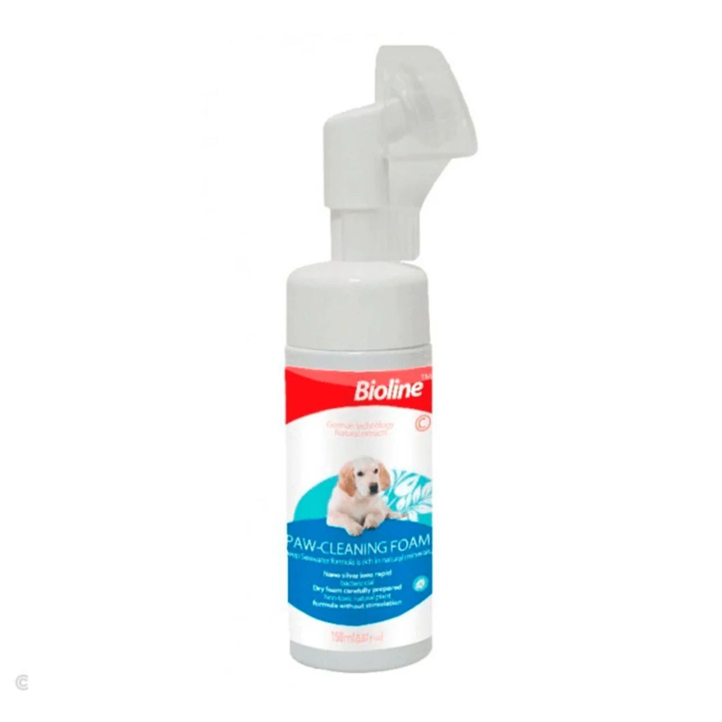 Bioline Paw Cleaning Foam For Cats & Dogs
