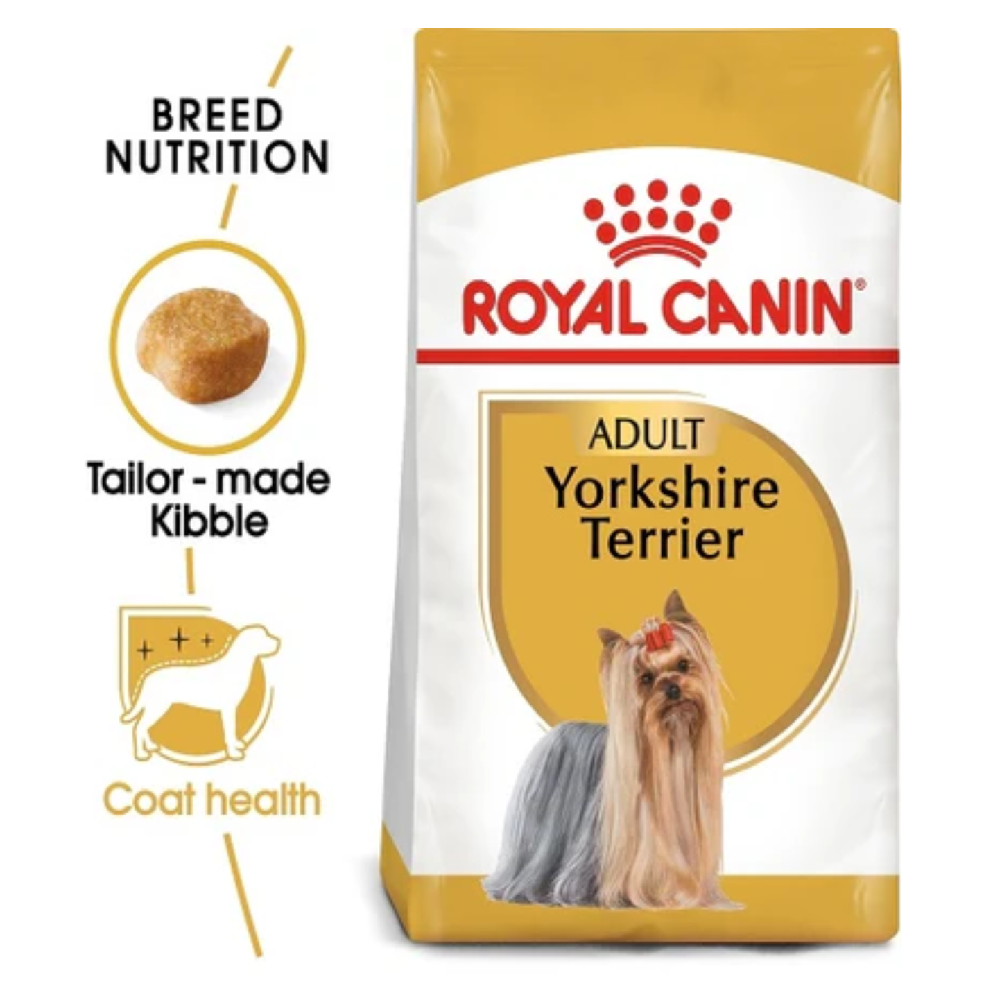 Royal Canin Breed Health Nutrition Yorkshire Terrier Adult Dry Food - 1.5kg