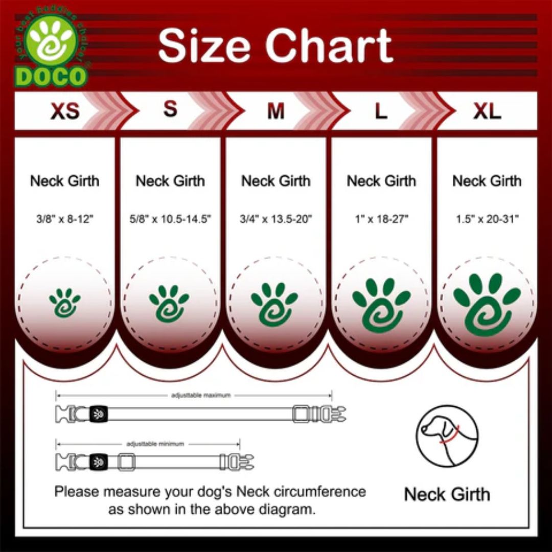 Doco Signature Nylon Collar Dog Leash