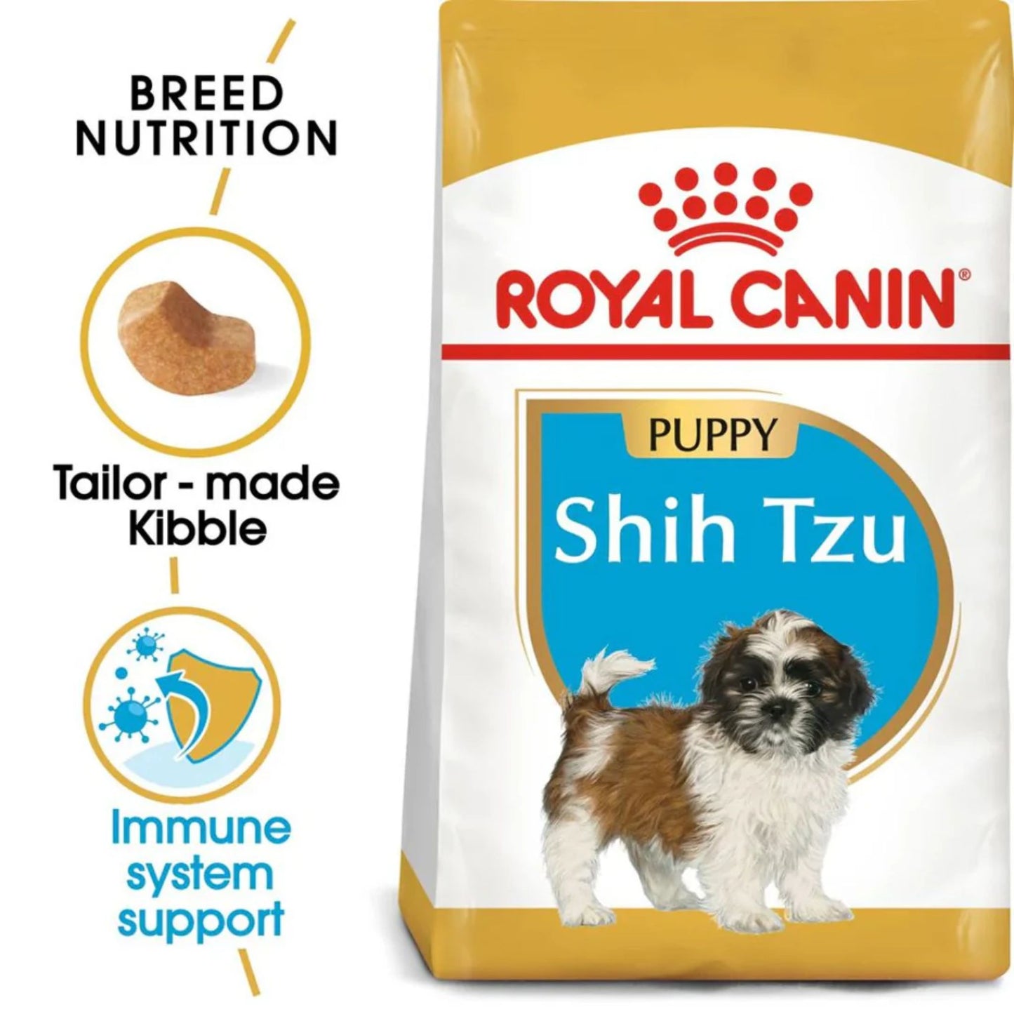 Royal Canin Breed Health Nutrition Shih Tzu Puppy Dry Food - 1.5kg