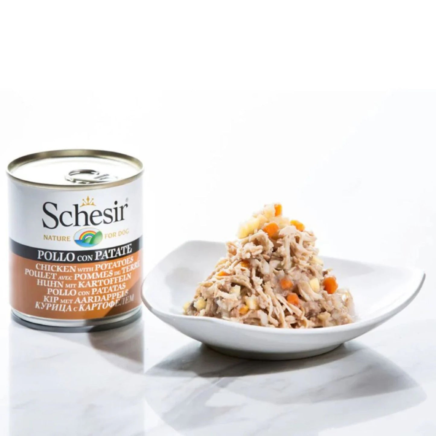 Schesir Dog Wet Food Chicken With Potatoes - 285G