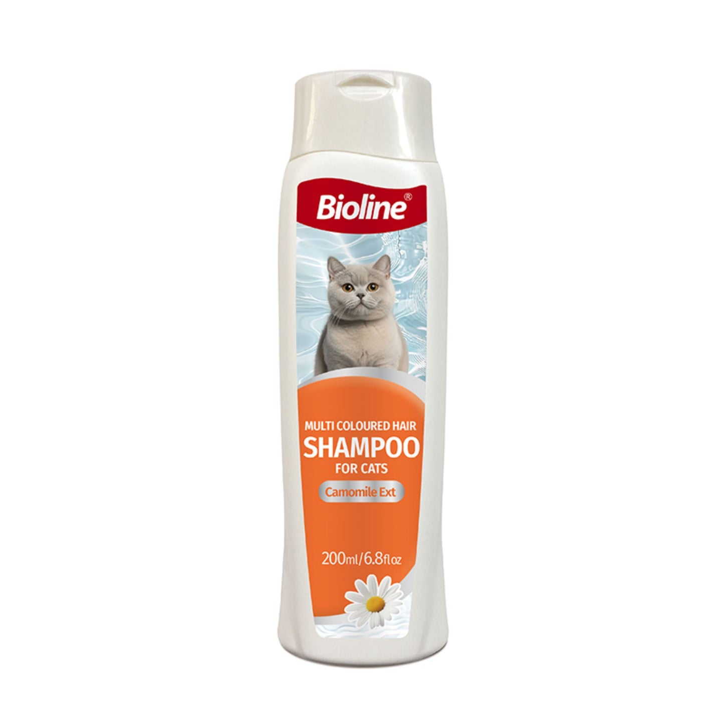Bioline Multi-Coloured Hair Shampoo For Cat - 200ml