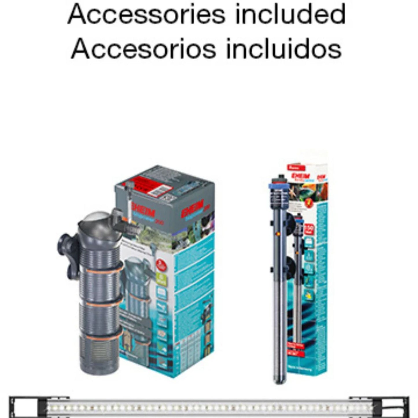 EHEIM Aquarium With Cabinet White 240L - 124x121x41