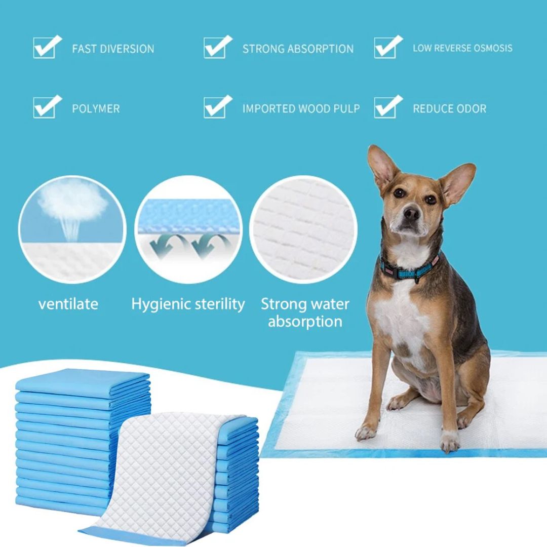 Padovan Pet Training Pads Absorbent Sheets – 60x90cm