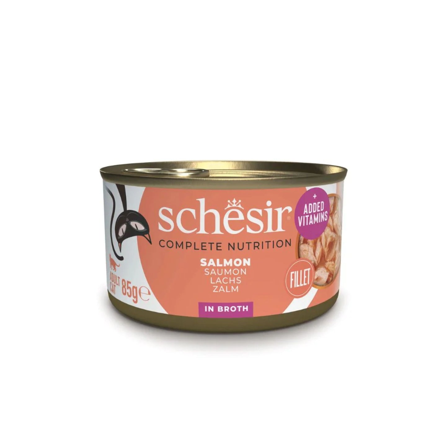 Schesir Cat Wet Food Salmon Natural Style - 85G